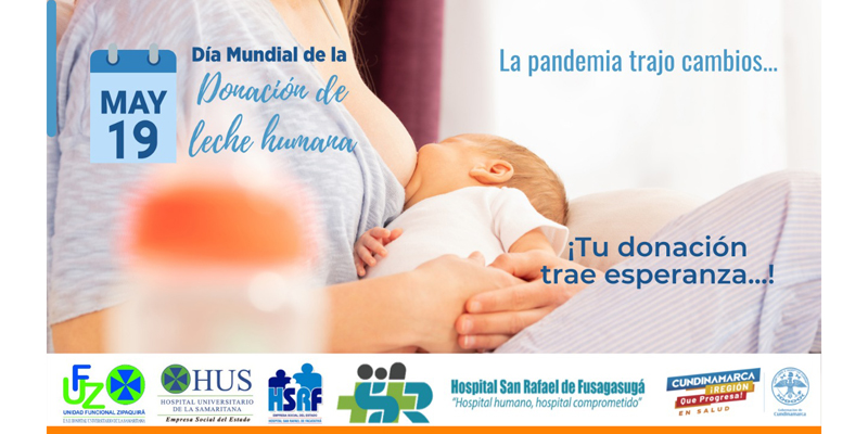 Cundinamarca se une a la celebración del Día Mundial de Donación de Leche Humana