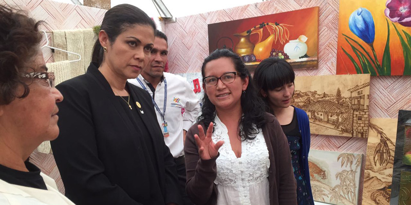Proyectos productivos de mujeres en ExpoCundinamarca