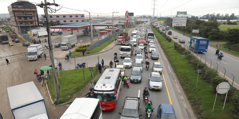 Plan éxodo-retorno en vías cundinamarquesas en el puente festivo de ‘San José’