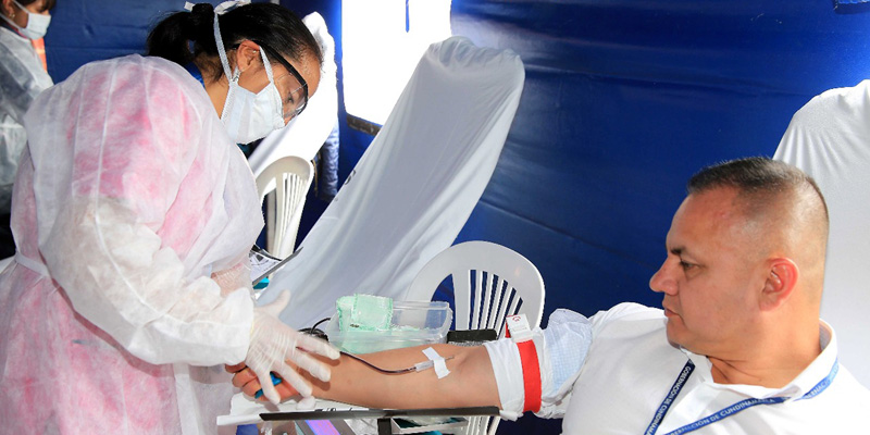 Segunda donación de sangre en la Gobernación, un acto de generosidad