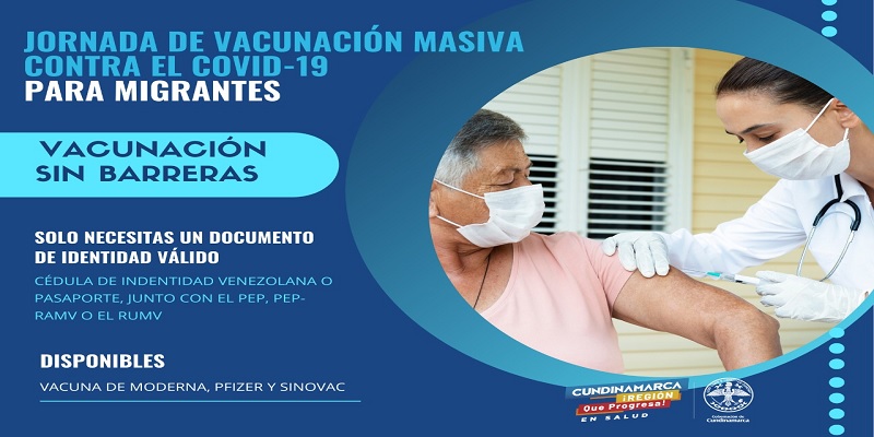 Secretaría de Salud invita a 113 mil migrantes para que se vacunen contra el Covid-19





