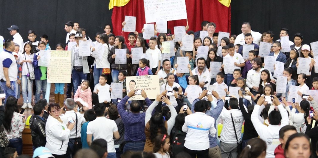 Cundinamarca, departamento pionero en Colombia en crear juntas de acción comunal infantiles












