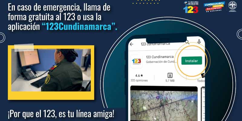 Más de $6.500 millones para fortalecer Línea de Emergencias 123, ¡La línea amiga de los cundinamarqueses!

