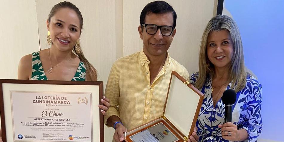 Lotería de Cundinamarca reconoció la labor de los loteros de Valledupar