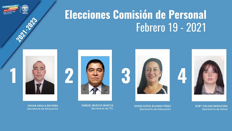 Este viernes 19 de febrero se realizarán las elecciones de la Comisión de Personal 2021-2023












