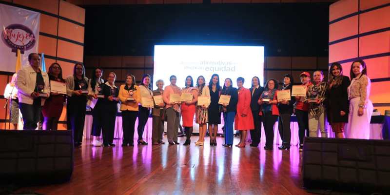 Reconocimiento a las mujeres cundinamarquesas que hacen valer sus derechos