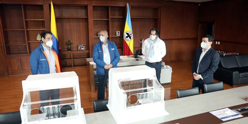 Mabe donó 450 cápsulas de protección para personal de la salud en Cundinamarca