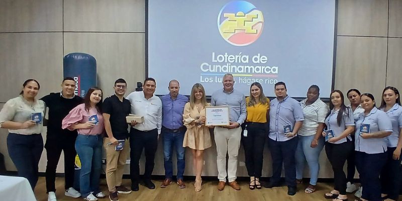 Lotería de Cundinamarca impulsa ventas con incentivos y premia a sus mejores distribuidores