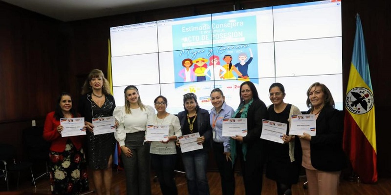 Posesionan a las 25 nuevas representantes del Consejo Departamental de Mujer y Género
