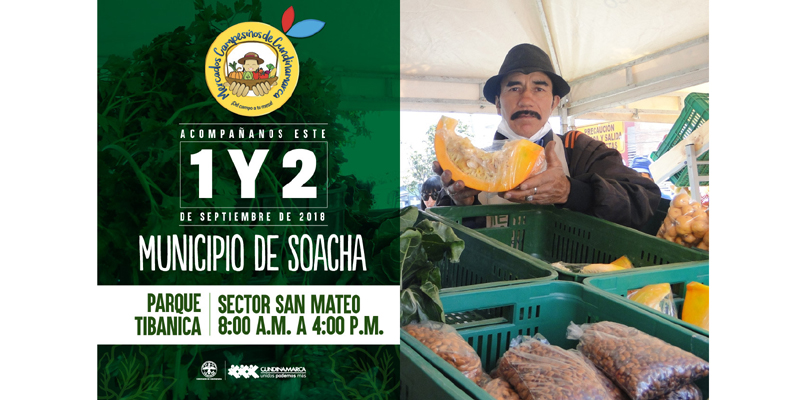 Mercados campesinos llegan a Soacha



