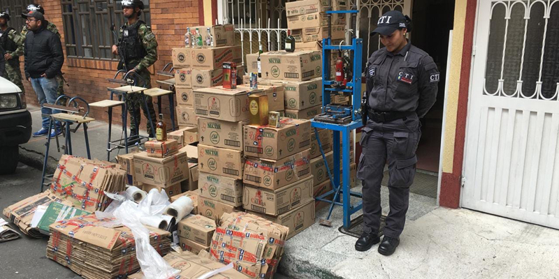 Más de 10.000 productos de licor adulterado o de contrabando aprehendió la Gobernación de Cundinamarca

