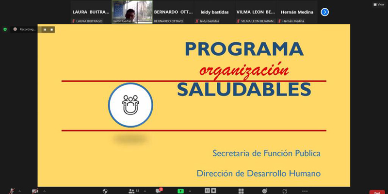 La Gobernación encaminada a convertirse en una organización saludable




