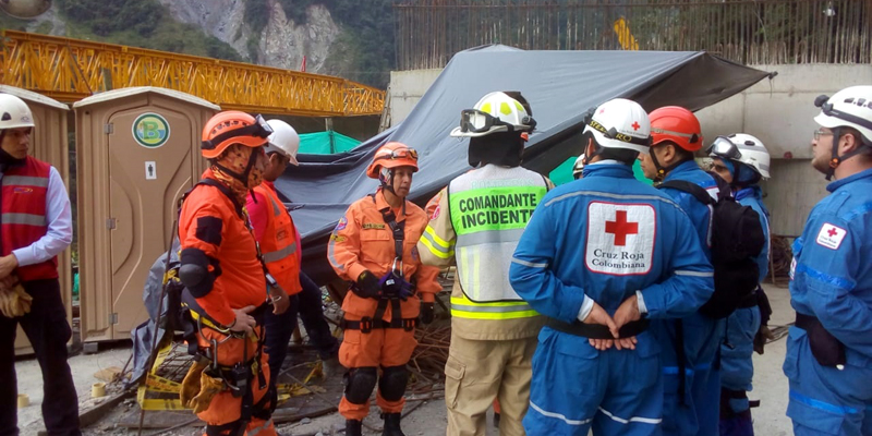 Rescatadas víctimas de la emergencia del km 65 de la vía Bogotá-Villavicencio

