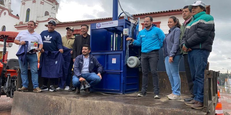 Más de $580 millones invierte Cundinamarca en maquinaria para impulsar el reciclaje en 22 municipios