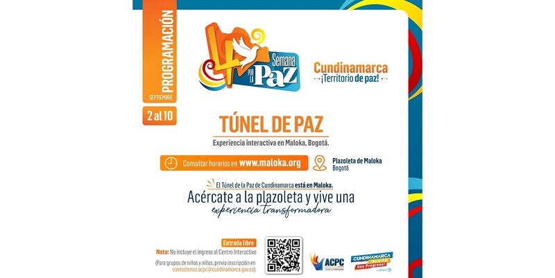 Cundinamarca conmemora IV Semana por la Paz