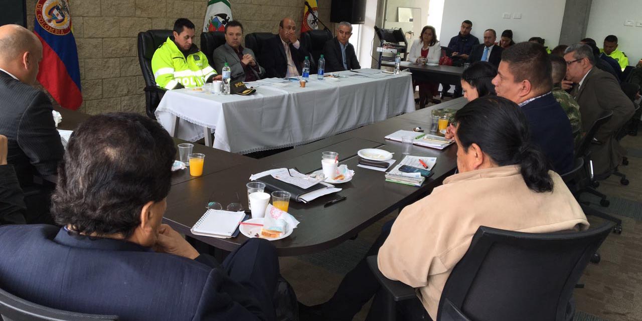 Primer Consejo Extraordinario de Seguridad en Cota para tomar medidas en pro de la seguridad
