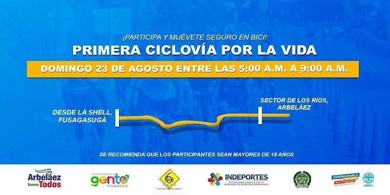 Cundinamarca inaugura la primera ciclovía en vías departamentales en el país
