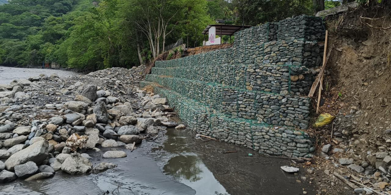 Cundinamarca avanza en la reducción del riesgo con nueva obra de contención en el río Negro