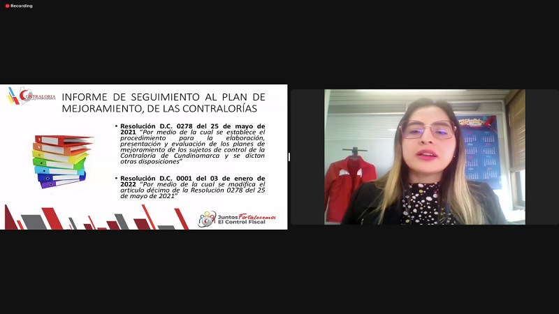 Jefes de Control Interno de Cundinamarca se capacitaron en el Rol de Relación con Entes Externos de Control
