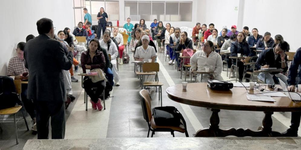 Profesionales de la salud de la Beneficencia de Cundinamarca se capacitaron en el cuidado y prevención de heridas 


