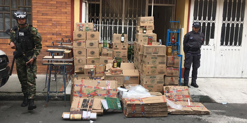 Más de 10.000 productos de licor adulterado o de contrabando aprehendió la Gobernación de Cundinamarca