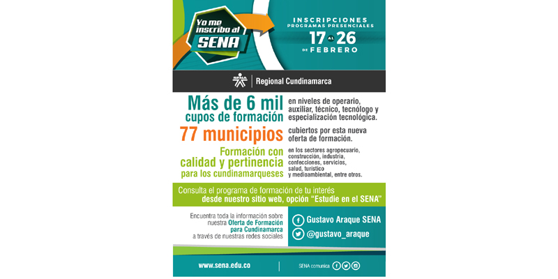 Formación con calidad y pertinencia para los cundinamarqueses