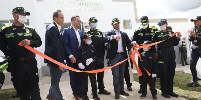 Gobiernos Nacional y Departamental inauguran nueva Estación de Policía en Guasca















