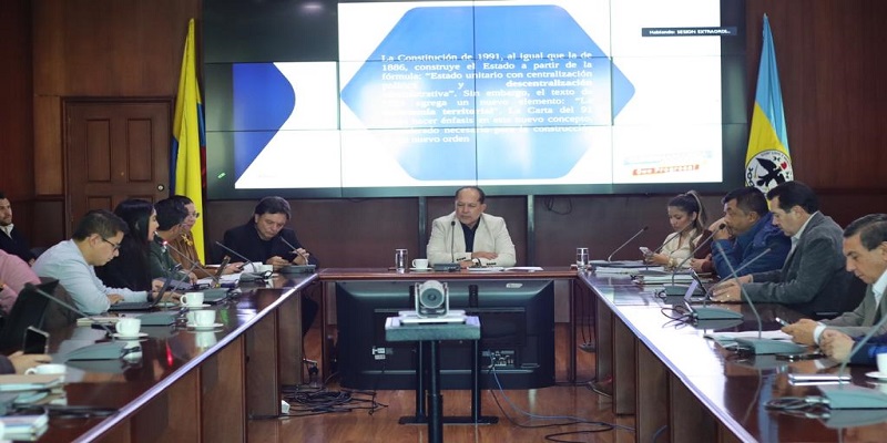 Avanza estudio del Estatuto orgánico de presupuesto cundinamarqués
