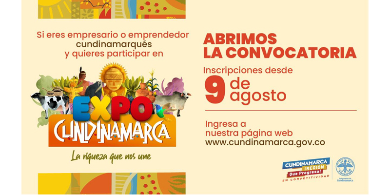 Empresarios y emprendedores ya viene ExpoCundinamarca 2022