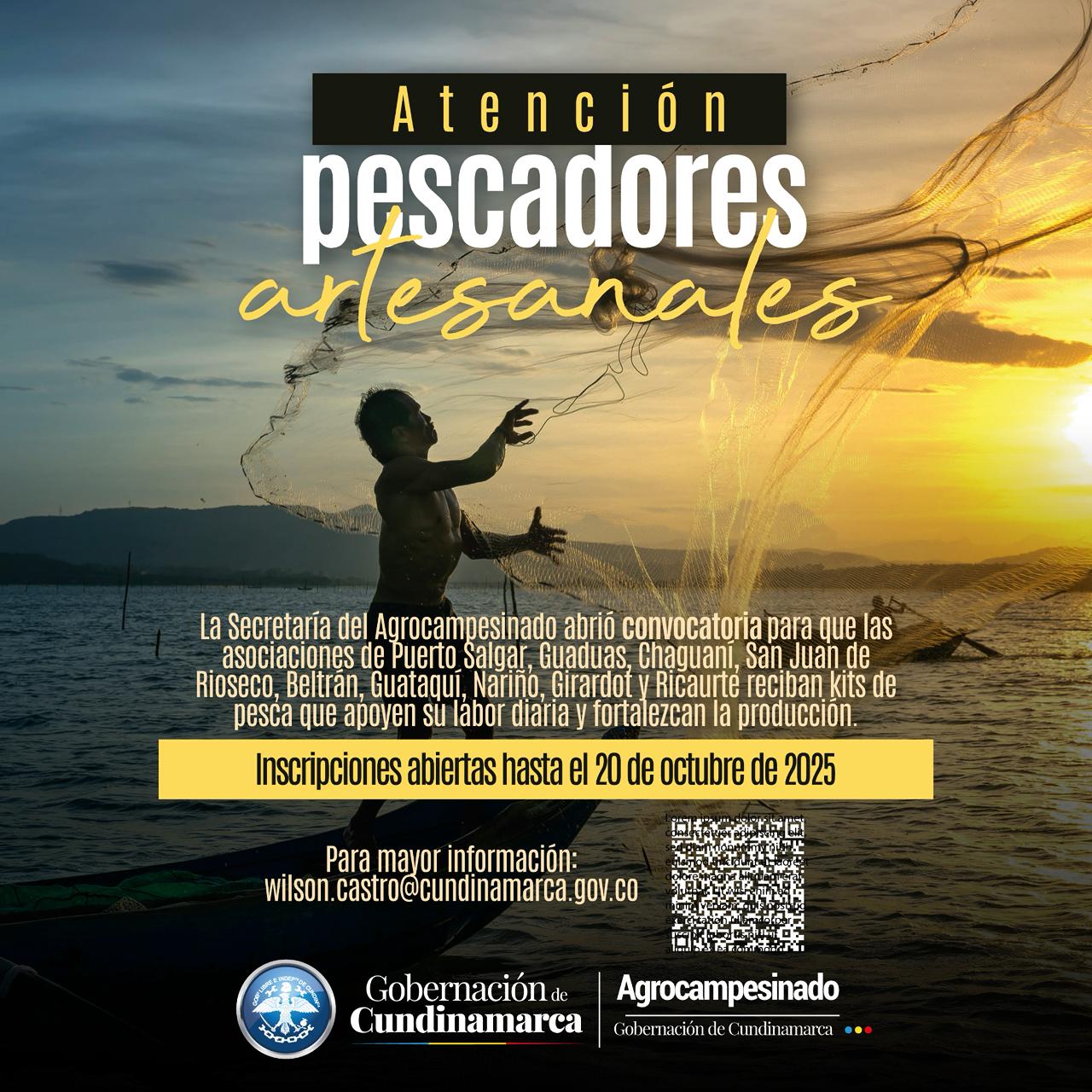 CONVOCATORIA PARA  ASOCIACIONES DE PESCADORES ARTESANALES 