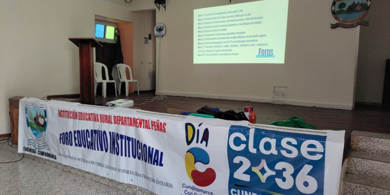La educación del futuro en Cundinamarca se construye desde las aulas
