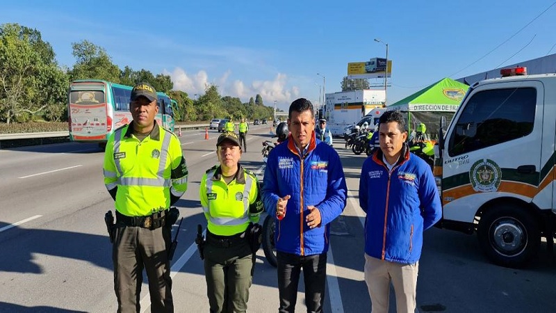 Arrancó campaña de seguridad vial, ‘En diciembre #SíNosConviene Movilizarnos por Cundinamarca’