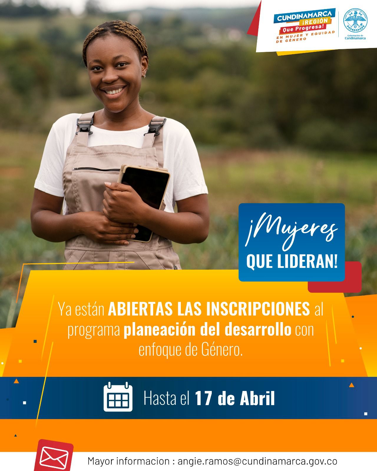 Cundinamarquesas se capacitarán en Planeación del desarrollo con enfoque de género para participación política