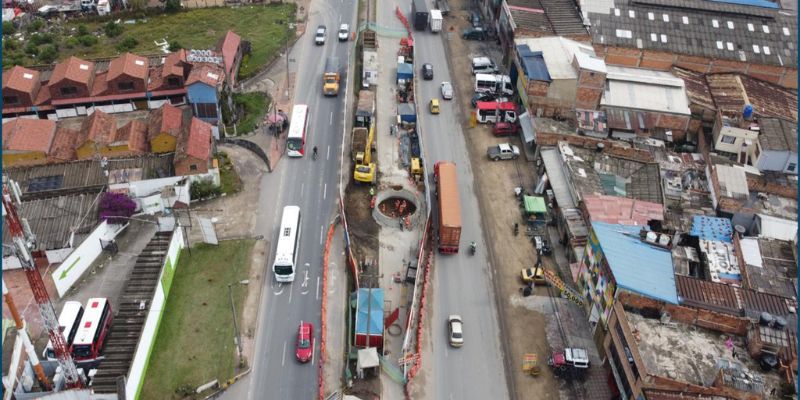 Gobernador Jorge Rey reporta más del 55 % de avance en la ampliación de TransMilenio a Soacha