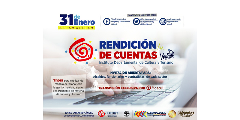 Rendición de cuentas ‘virtual’ del Idecut 