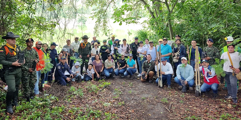 En el Día Nacional del Árbol, se sembraron 2.000 ejemplares en Apulo 