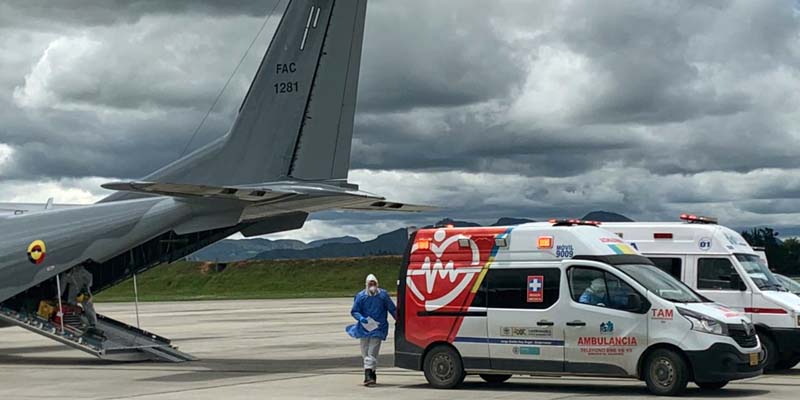 Cundinamarca recibe a tres pacientes Covid de Santa Marta para atenderlos en su red hospitalaria
