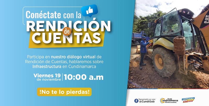 Cundinamarca dialoga y rinde cuentas a la comunidad sobre Infraestructura en Cundinamarca





