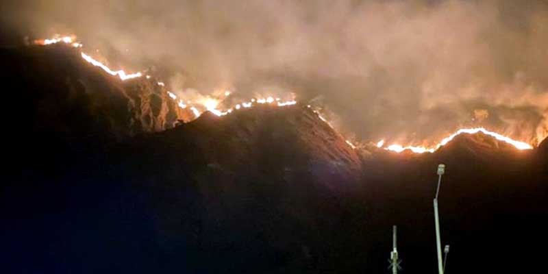 Controlado incendio forestal en Ubalá y se trabaja para mitigar el de Quetame








