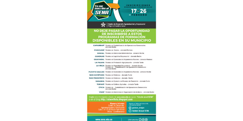 Estudie gratis con el SENA








