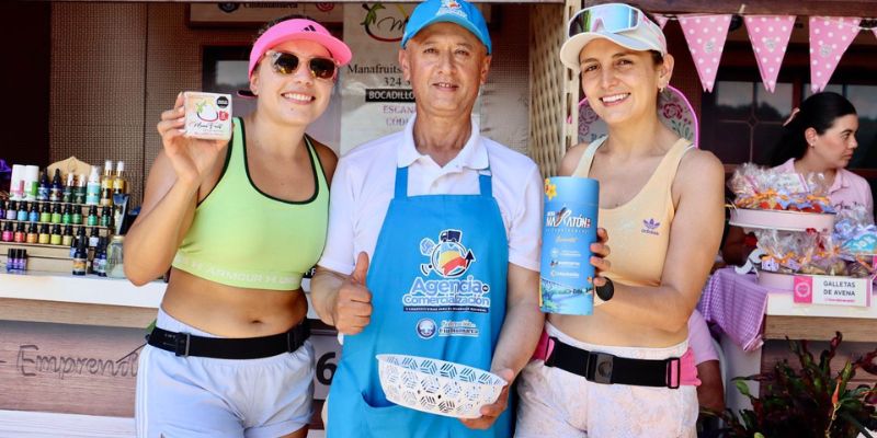 Mercados Campesinos y feria de emprendimiento impulsaron la economía local en la Media Maratón de Cundinamarca