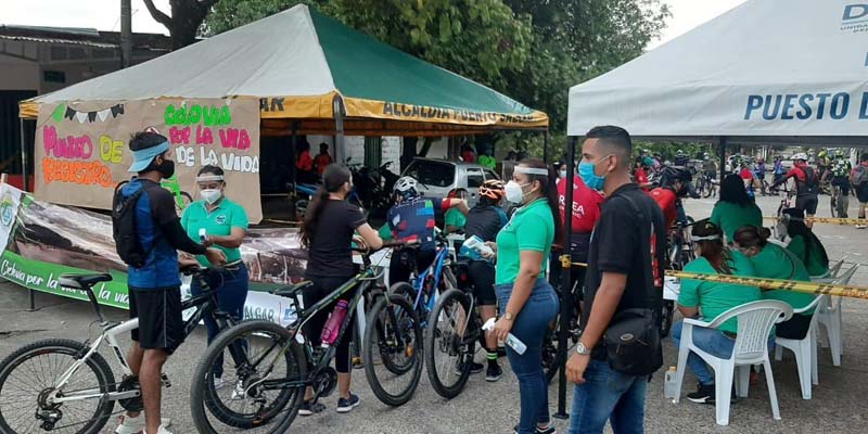 Ciclovía Por La Vida rodó por cinco municipios de Cundinamarca



