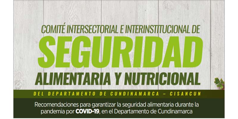 Cundinamarca presenta sus recomendaciones en materia de seguridad alimentaria y nutricional





