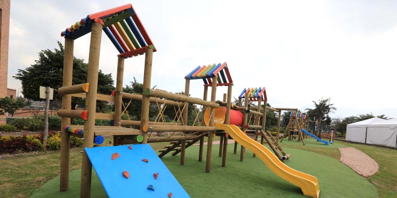 Parque infantil en la sede central de la Gobernación brinda tranquilidad a sus usuarios
