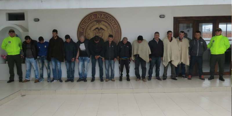 Cae la banda delincuencial “Los Pegaos”, dedicada al hurto en Cundinamarca