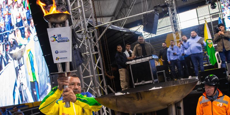 Gobernador Jorge Rey inauguró los VII Juegos Deportivos y Recreativos Comunales de Cundinamarca