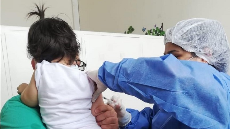 3.667 niños fueron vacunados contra 26 enfermedades en toda Cundinamarca


