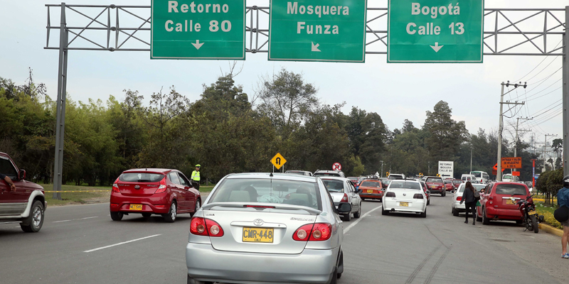 Más de 840 mil vehículos circularán por carreteras de Cundinamarca en puente festivo de Navidad