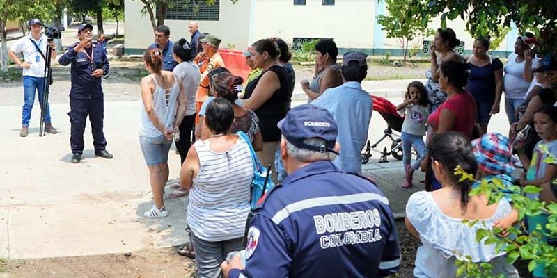 Continúa apoyo a la comunidad del Guaduero para mitigar riesgos tras el movimiento en masa



