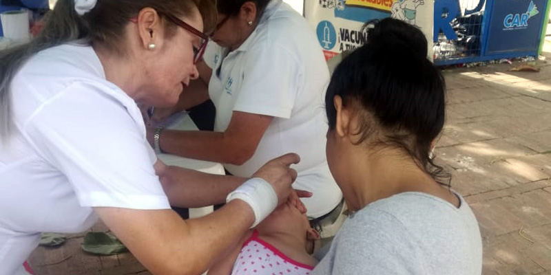 18.322 vacunas fueron aplicadas en la tercera jornada del Programa Ampliado de Inmunizaciones, PAI












